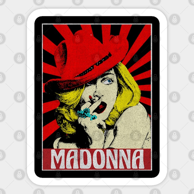 Madonna 90s Pop Art Style Sticker by Motor Lipat